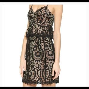 Nanette Leopore Venetian Black Lace Dress